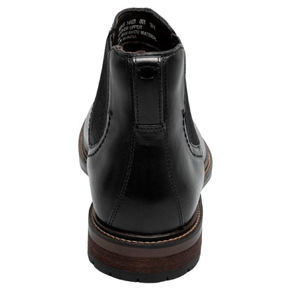 Florsheim Forge Black Smooth Leather Plain Toe Gore Chukka Boots (USA Men Size)