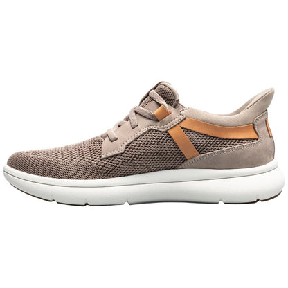 Florsheim Fleet Knit Mushroom Multi Elastic Lace Slip-On Sneaker for Men