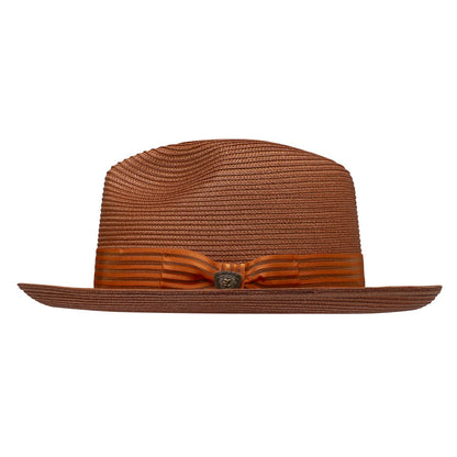 Dobbs Harrod Copper Florentine Milan Straw Hat