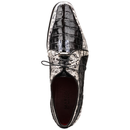Marco Di Milano Caribe Derby Newspaper/Black Caiman Shoes