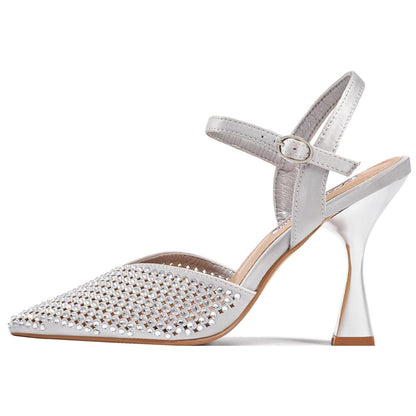 Lady Couture Tango Pump 4” Heel in Silver