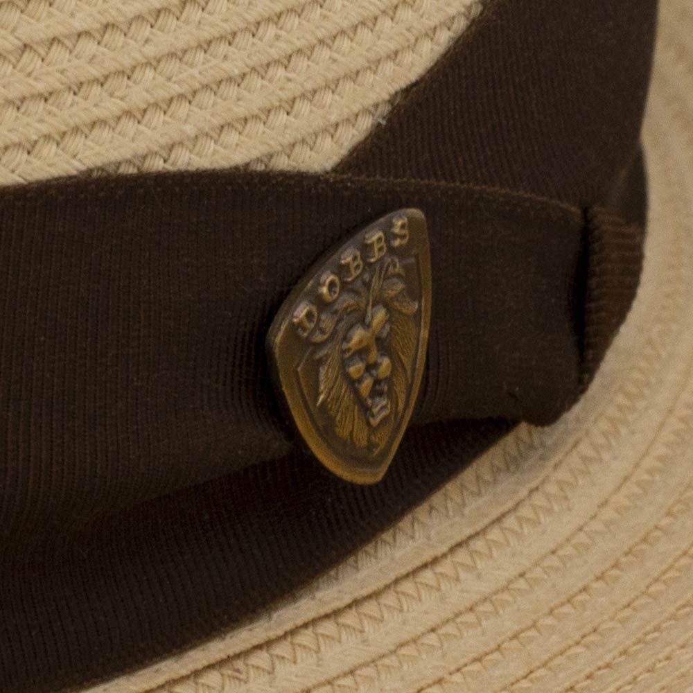Dobbs Parker Sand Florentine Milan Synthetic Straw Dress Hat