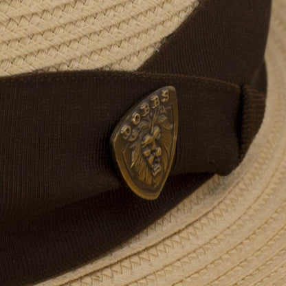 Dobbs Parker Sand Florentine Milan Synthetic Straw Dress Hat