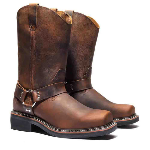 Bonanza Nomad 10-Inch Crazy Brown Harness Riding Boot