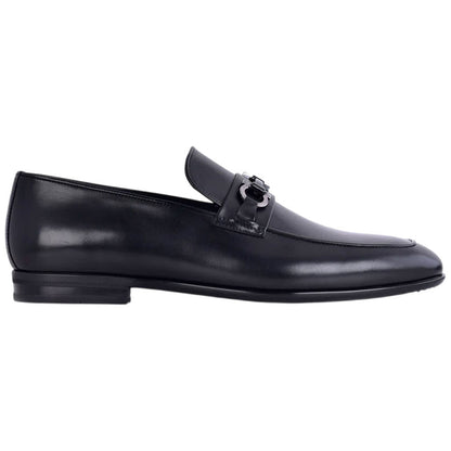 Corrente Men's Horsebit Loafer - Black