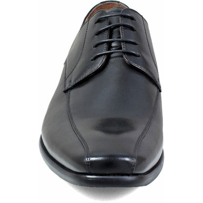 Florsheim Postino Black Smooth Leather Bike Toe Derby Dress Shoes (USA Men Size)