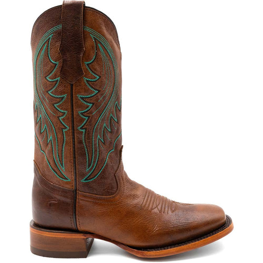 Ferrini Women’s Beau Honey Square Toe Leather Cowboy Boots