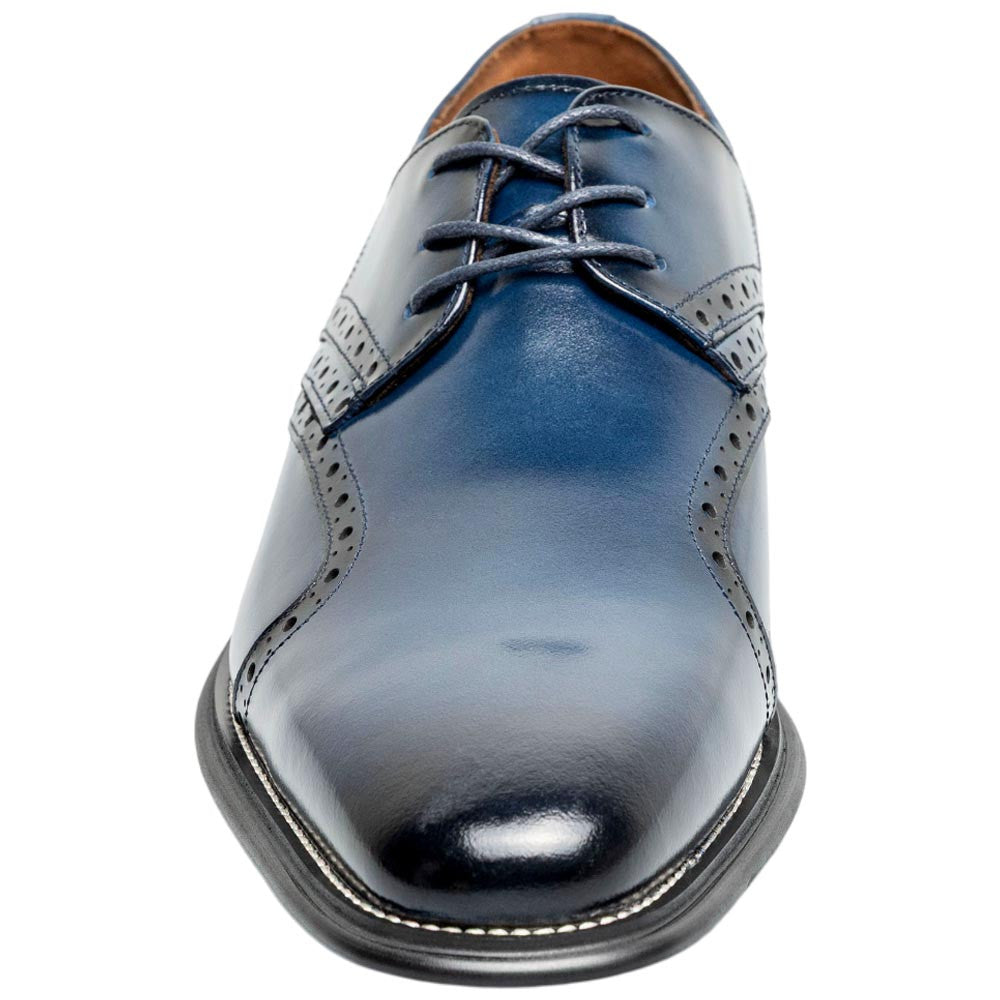 Stacy Adams Alistair Plain Toe Ornament Slip-On - Cobalt