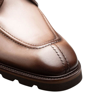 Mezlan Boreall Taupe Chukka Boot - Hand-Burnished Calfskin, Handmade in Spain