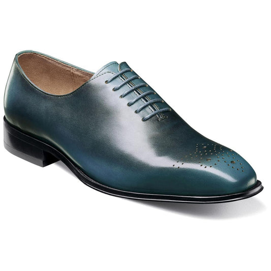 Hallquist Plain Toe Oxford | Stacy Adams Dress Shoes in Turquoise for Men