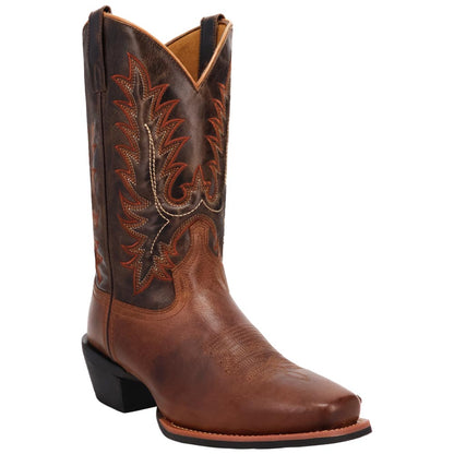 Laredo Kent Rust/Olive Square Toe Western Cowboy Leather Boot (USA Men Size)