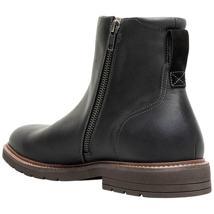 Florsheim Redford Black Crazy Horse Men's Plain Toe Side Zip Boot