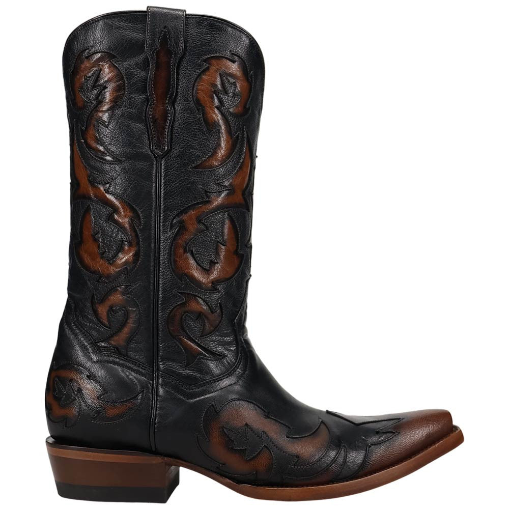 Dan Post Men's Tularosa Black Leather Western Cowboy Boot