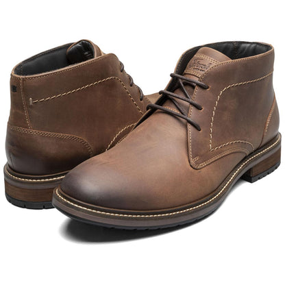 Forge Plain Toe Chukka Boot | Florsheim Brown CH Dress Boots for Men