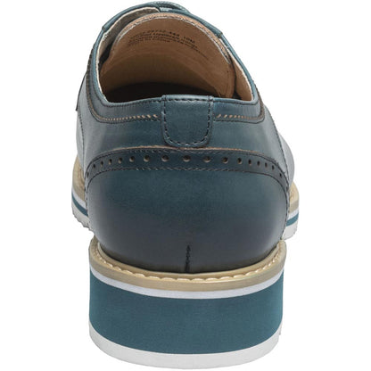Stacy Adams Barringer Plain Toe Oxford in Teal