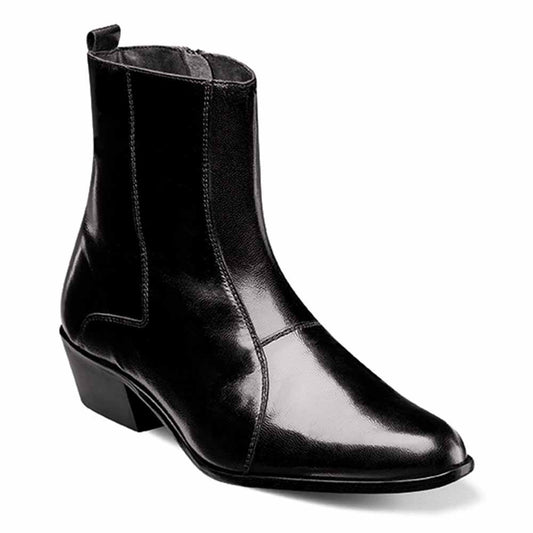 Stacy Adams Santos Black Leather Dress Boot