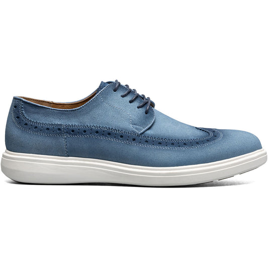Stacy Adams Trudell Wingtip Lace-Up in Blue