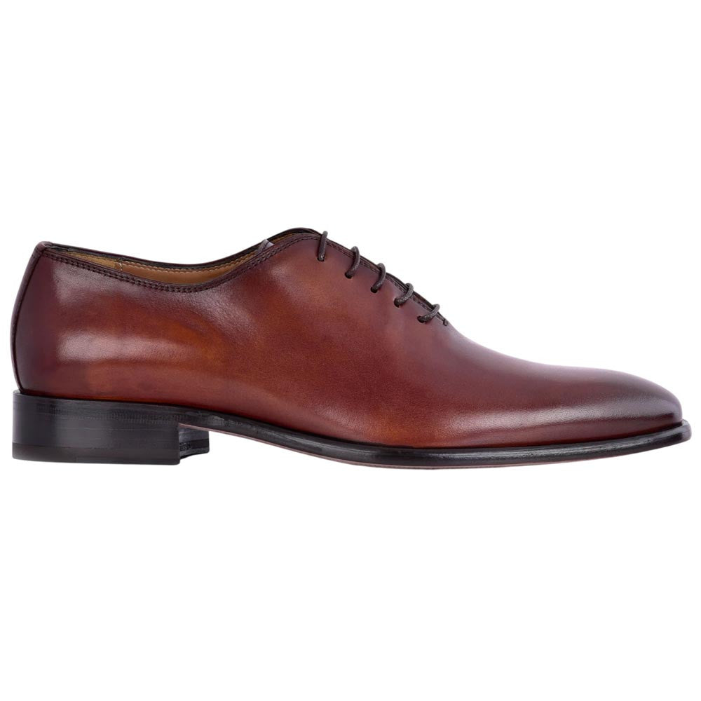 Corrente Men's Calfskin Lace-Up Oxford - Tan