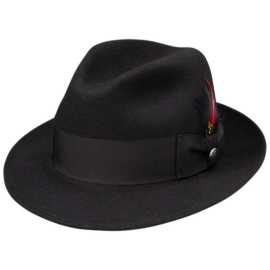 Stetson Fredrick Black Firm Felt Mens Hat