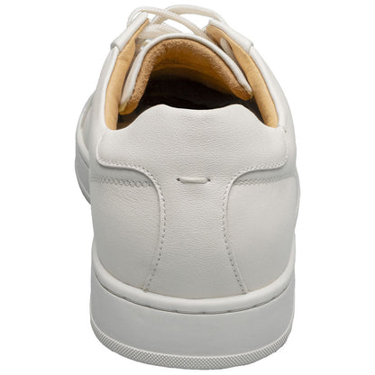 Norwalk Monopoli Lace To Toe Sneaker | Florsheim Cream Dress Sneakers for Men