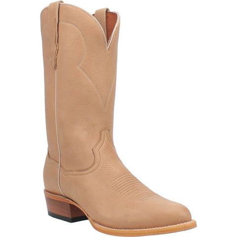 Dan Post Pike Natural Round Toe Leather Boot