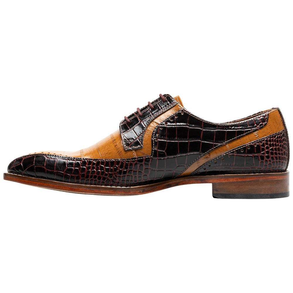 Stacy Adams Talamanco Bike Toe Oxford - Brown Multi