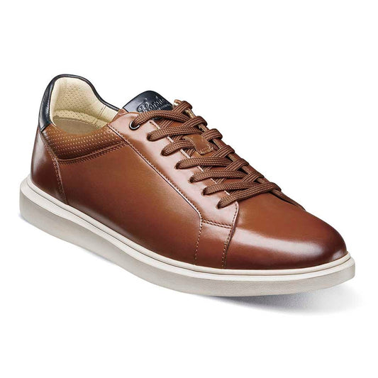 Florsheim Social Cognac Smooth Leather Lace to Toe Casual Sneaker (USA Men Size)