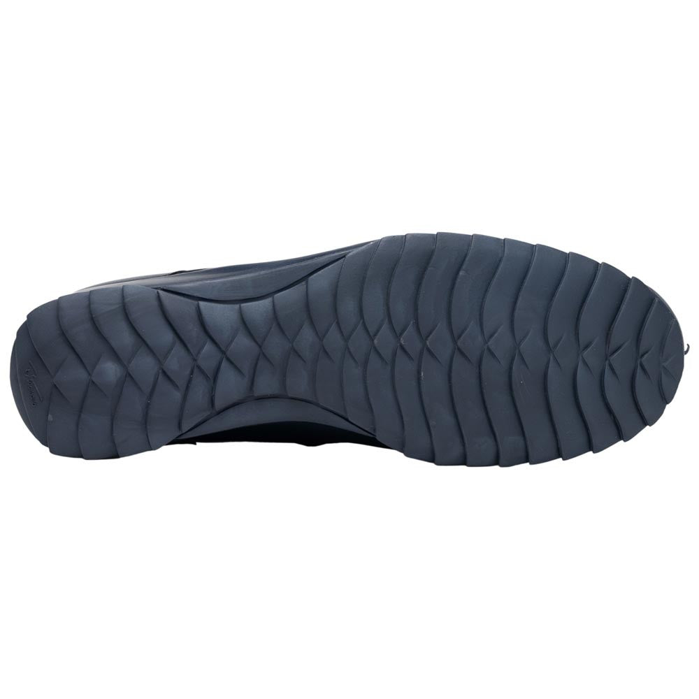 Marco Di Milano Udine Genuine Hornback Caiman & Calf Leather Sneaker – Navy