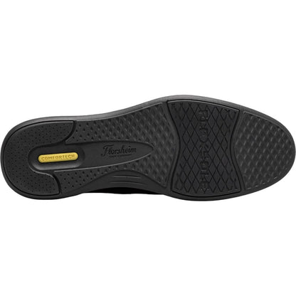 Florsheim Launch Black Knit Elastic Lace Moc Toe Slip On Men's Shoes