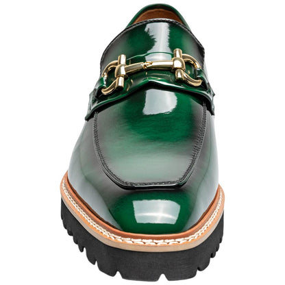 Stacy Adams Carabello Moc Toe Bit Slip-On - Green