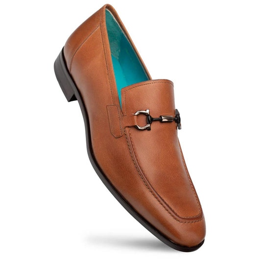 Mezlan Men’s Rios Flex Ornament Loafer in Cognac