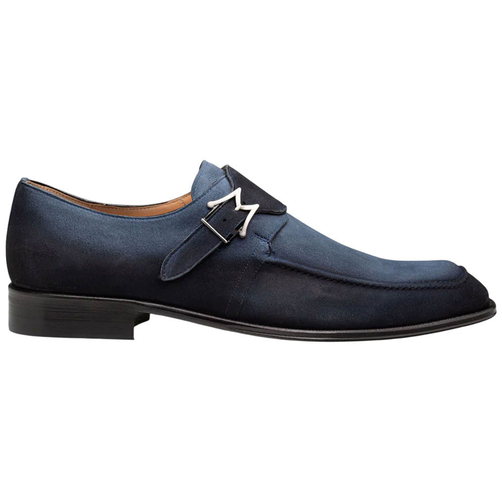 Diesel Burnished Suede Royal Monk Strap | Mezlan Dress Shoes for Men