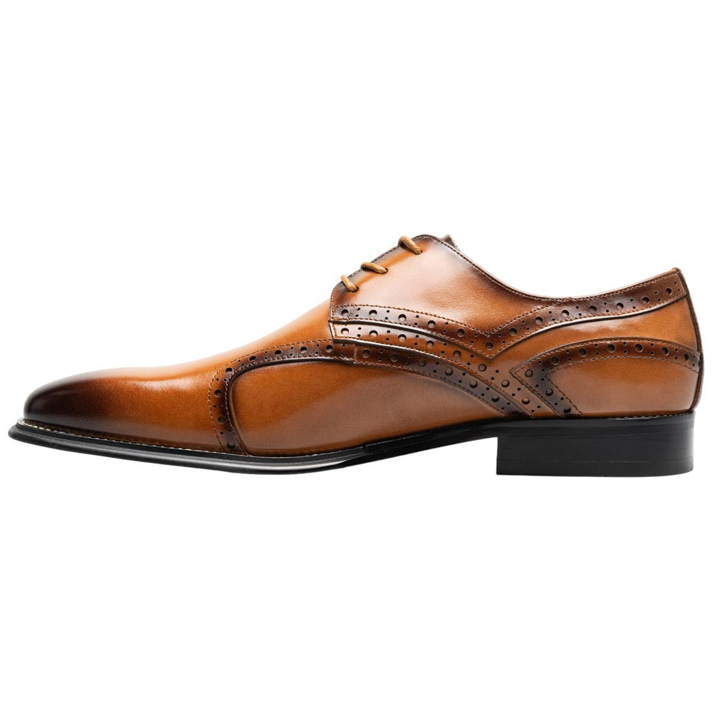 Stacy Adams Alexander Plain Toe Oxford - Tan