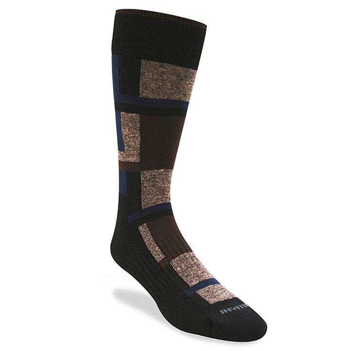 Remo Tulliani Sioux Brown & Taupe Men's Dress Socks