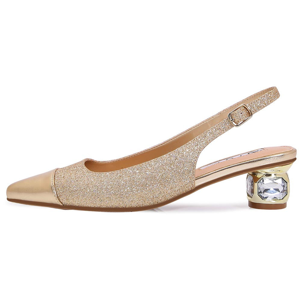Lady Couture Saphire Pump 1.5” In Gold