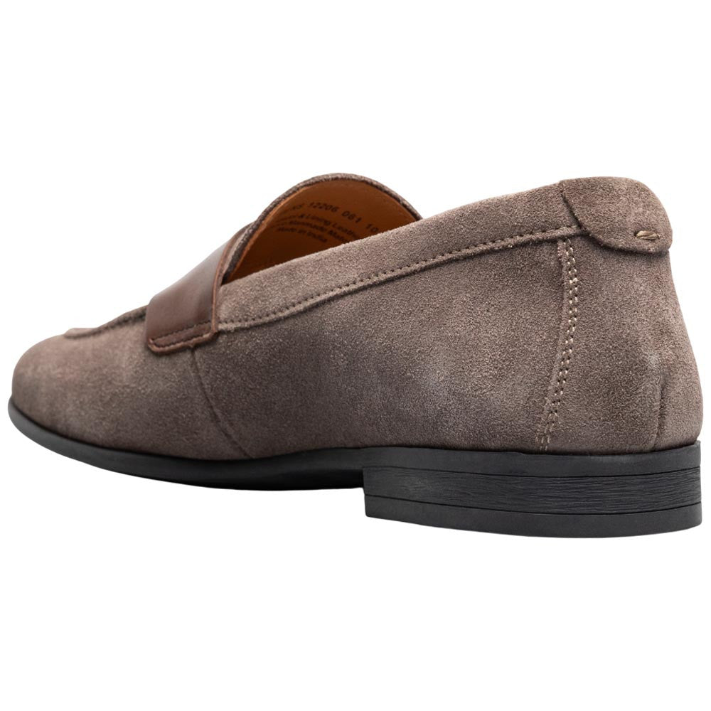 Florsheim Modena Moc Toe Gray Suede Penny Loafer for Men