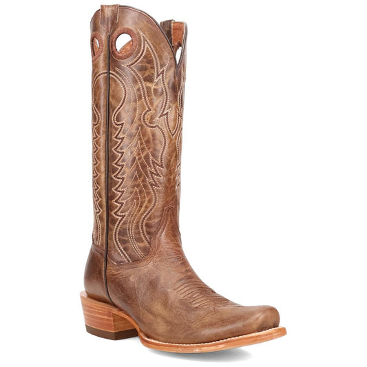 Dan Post Adelaide Camel Leather Cutter Toe Western Cowgirl Boots