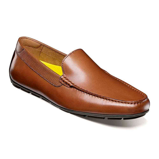 Florsheim Motor Cognac Leather Moc Toe Venetian Driving Shoe (USA Men Size)