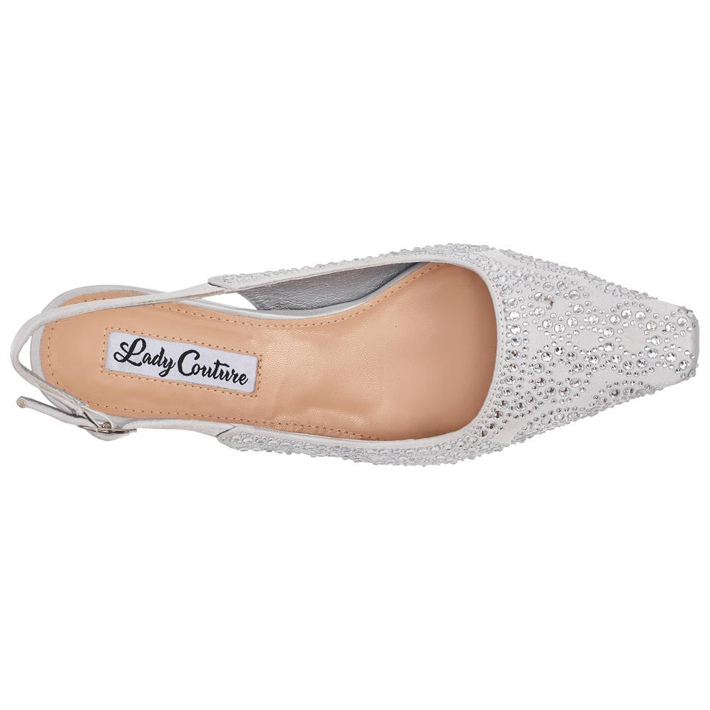 Lady Couture Lucy Pumps 2.5" Heels in Silver