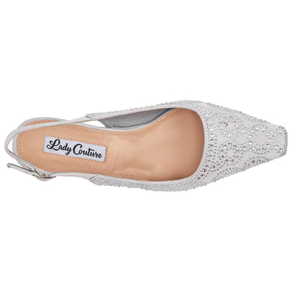 Lady Couture Lucy Pumps 2.5" Heels in Silver
