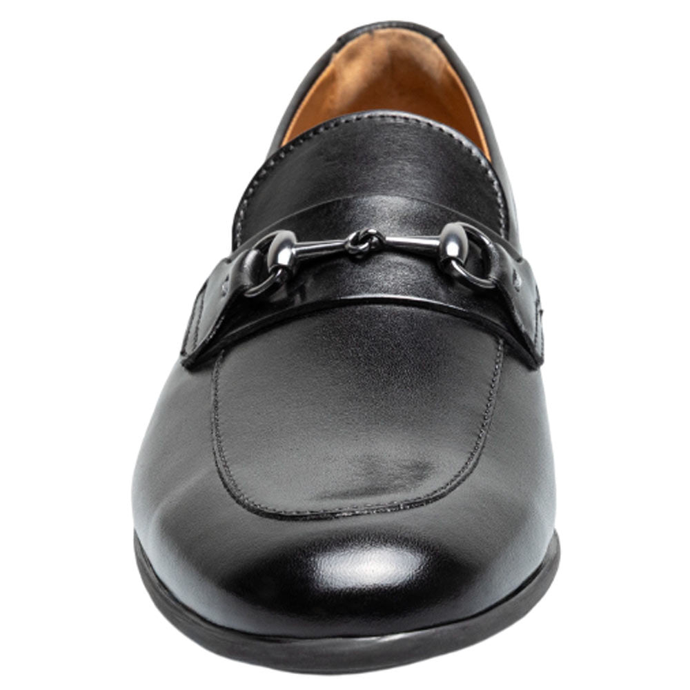 Florsheim Modena Moc Toe Bit Black Leather Loafer for Men