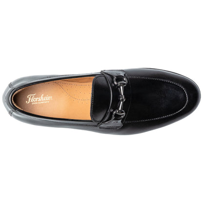 Florsheim Modena Moc Toe Bit Black Leather Loafer for Men