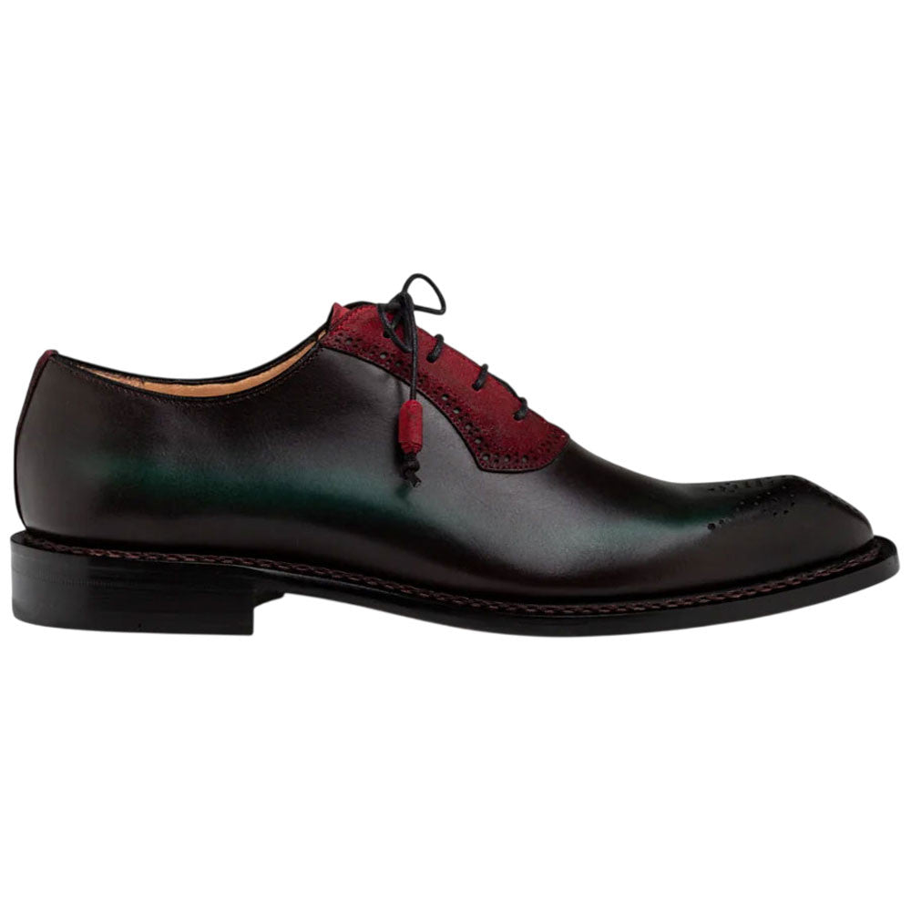 Mezlan Bretton Multi-Tone Oxford - Men's Graphite/Multi Wholecut Oxford