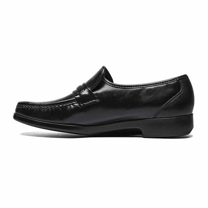 Florsheim Riva Black Moc Toe Bit Loafer