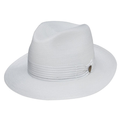 Dobbs Harrod White Florentine Milan Straw Hat