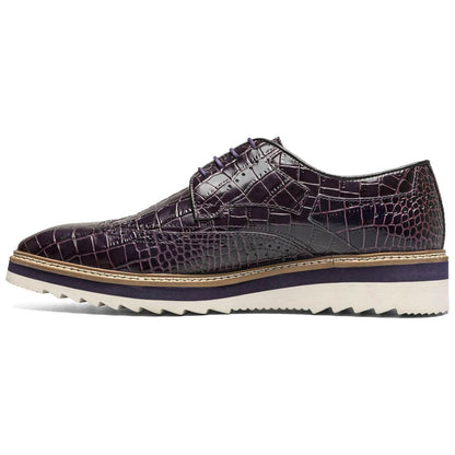 Alario Wingtip Oxford | Stacy Adams Dress Shoes in Purple for Men