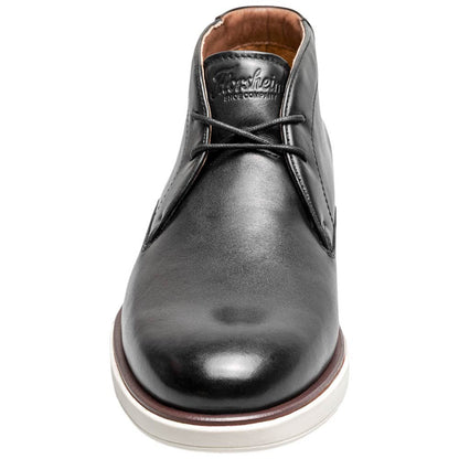 Florsheim Avenue Men's Black Smooth Leather Plain Toe Chukka Boot