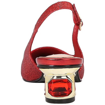 Lady Couture Saphire Pump 1.5” In Red