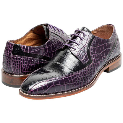 Stacy Adams Talamanco Bike Toe Oxford - Purple Multi