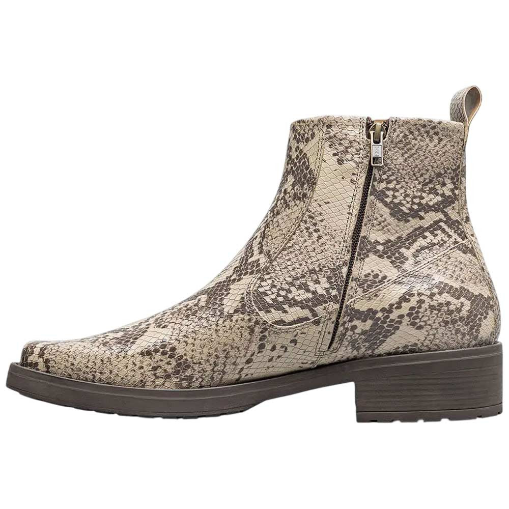 Stacy Adams Shea Plain Toe Side Zip Boot - Natural
